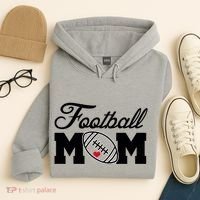 Love Football Mom Cute Gameday Hoodie thumb 4