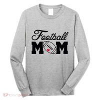 Love Football Mom Cute Gameday Long Sleeve Shirt thumb 0