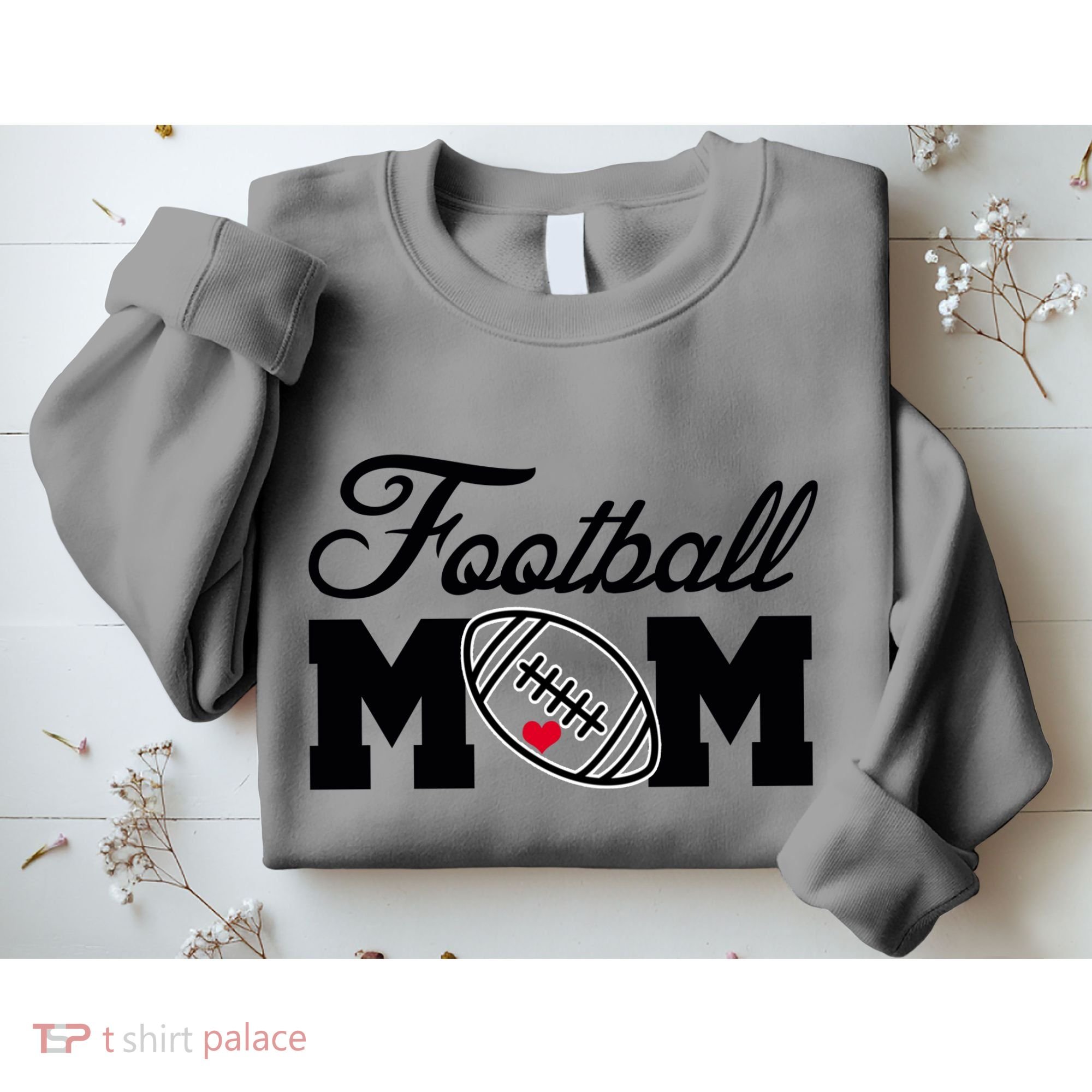 Love Football Mom Cute Gameday Sweatshirt