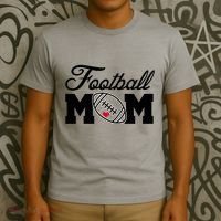 Love Football Mom Cute Gameday T-Shirt thumb 3