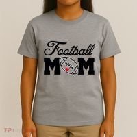 Love Football Mom Cute Gameday T-Shirt thumb 4