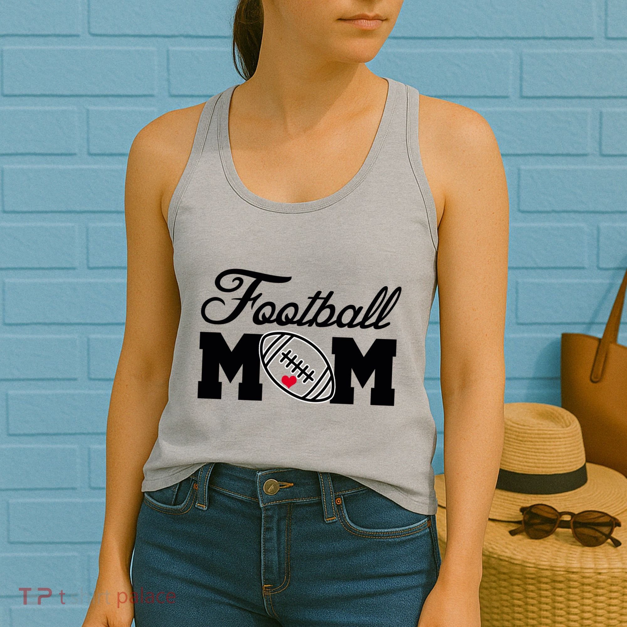 Love Football Mom Cute Gameday Women's Tank Top