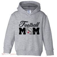 Love Football Mom Cute Gameday Toddler Hoodie thumb 0