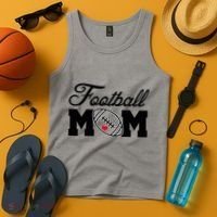 Love Football Mom Cute Gameday Tank Top thumb 4