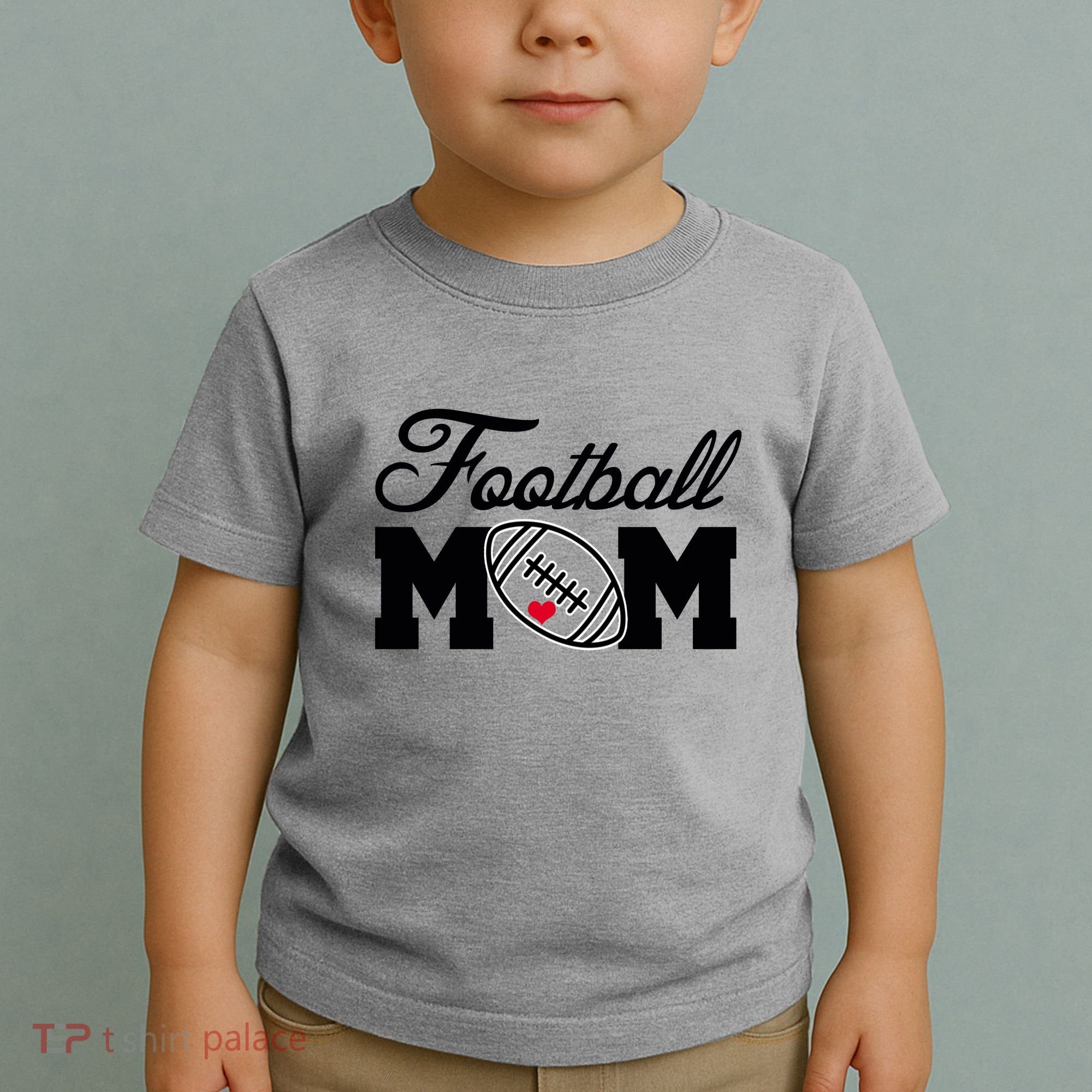 Love Football Mom Cute Gameday Toddler T-Shirt