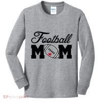 Love Football Mom Cute Gameday Kids Long Sleeve Shirt thumb 0