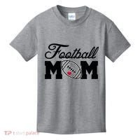 Love Football Mom Cute Gameday Kids T-Shirt thumb 0