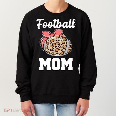 Leopard Football Mom Cute Gift Women's Sweatshirt