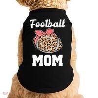 Leopard Football Mom Cute Gift Doggie Tank thumb 0