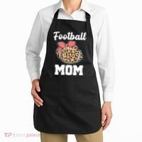 Leopard Football Mom Cute Gift Apron thumb 2