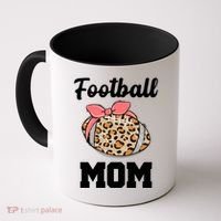 Leopard Football Mom Cute Gift Coffee Mug thumb 0