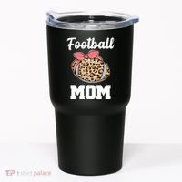 Leopard Football Mom Cute Gift Tumbler thumb 0