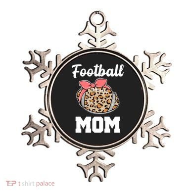 Leopard Football Mom Cute Gift Ornament