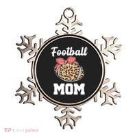 Leopard Football Mom Cute Gift Ornament thumb 0
