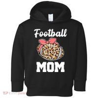Leopard Football Mom Cute Gift Toddler Hoodie thumb 0