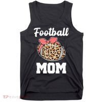 Leopard Football Mom Cute Gift Tank Top thumb 0