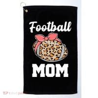 Leopard Football Mom Cute Gift Golf Towel thumb 0