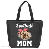 Leopard Football Mom Cute Gift Tote Bag thumb 0