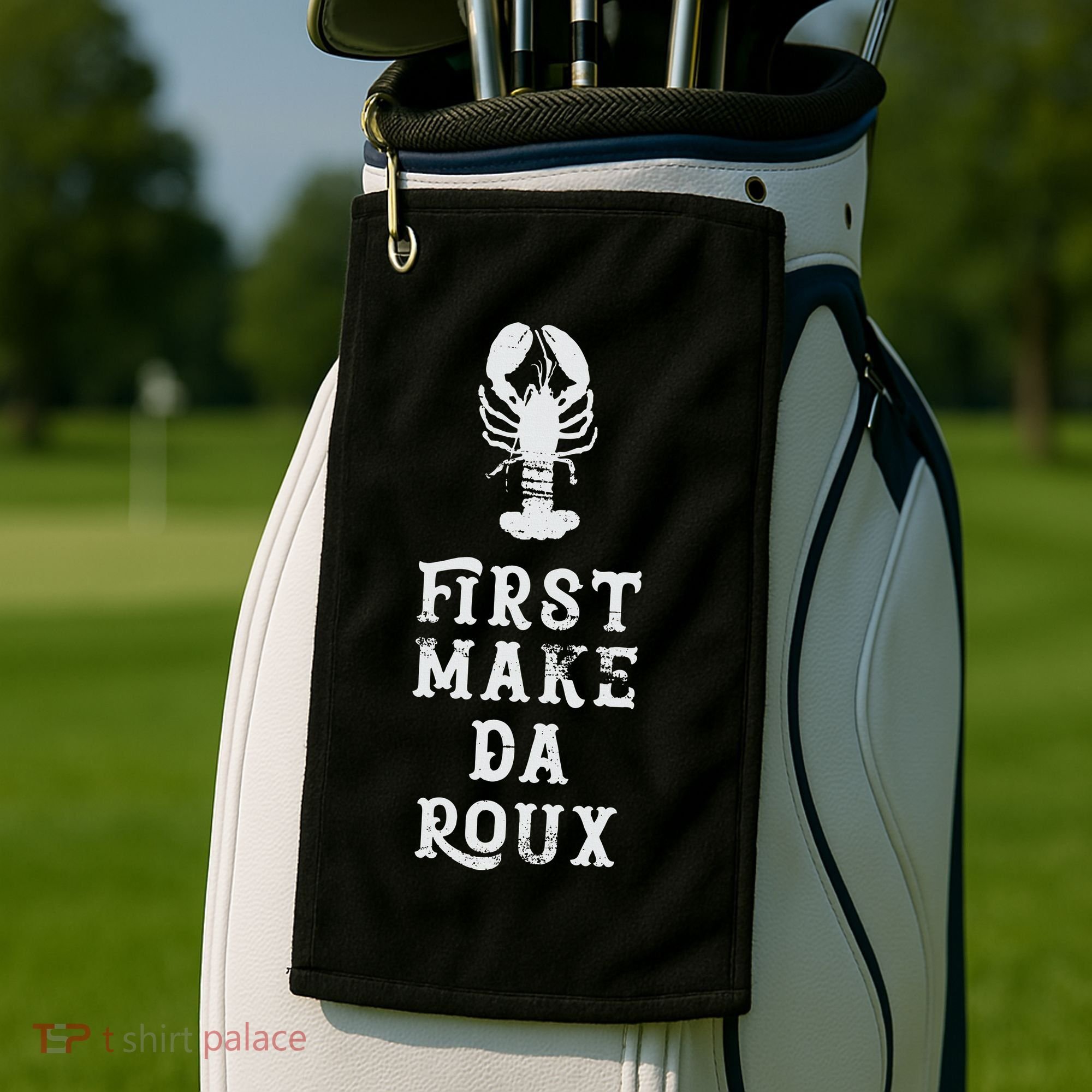 Louisiana First Make Da Roux Cajun Creole Cooking Golf Towel
