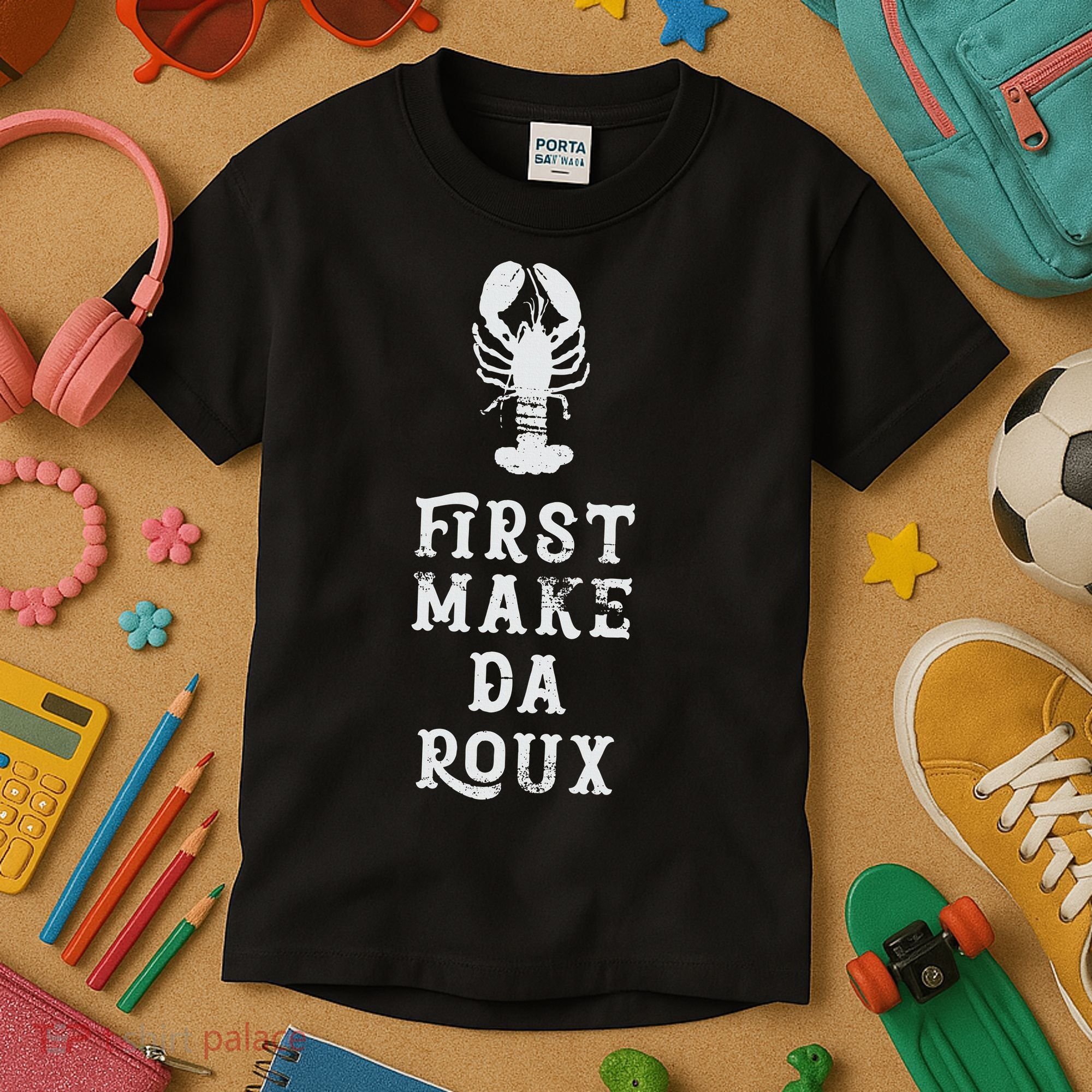 Louisiana First Make Da Roux Cajun Creole Cooking Kids T-Shirt