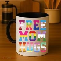 Lgbtq+ Free Mom Hugs Coffee Mug thumb 4