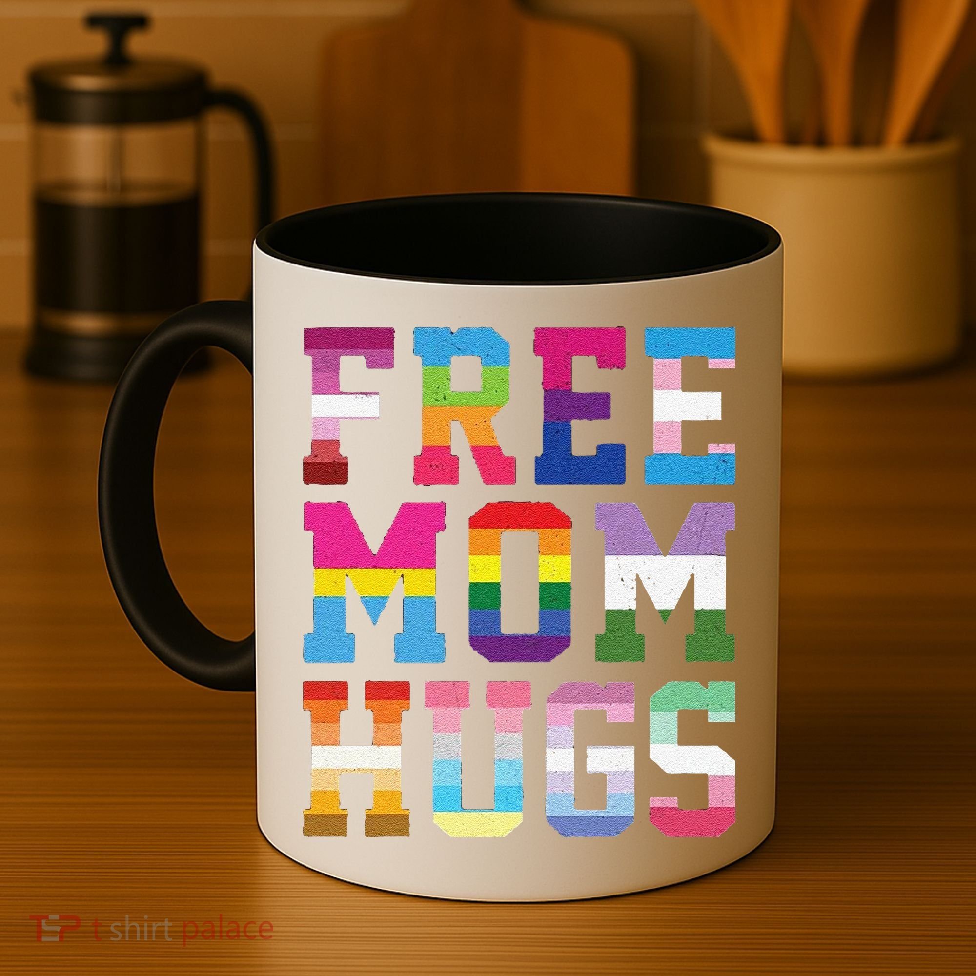 Lgbtq+ Free Mom Hugs Coffee Mug