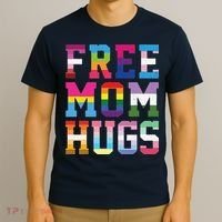 Lgbtq+ Free Mom Hugs T-Shirt thumb 3