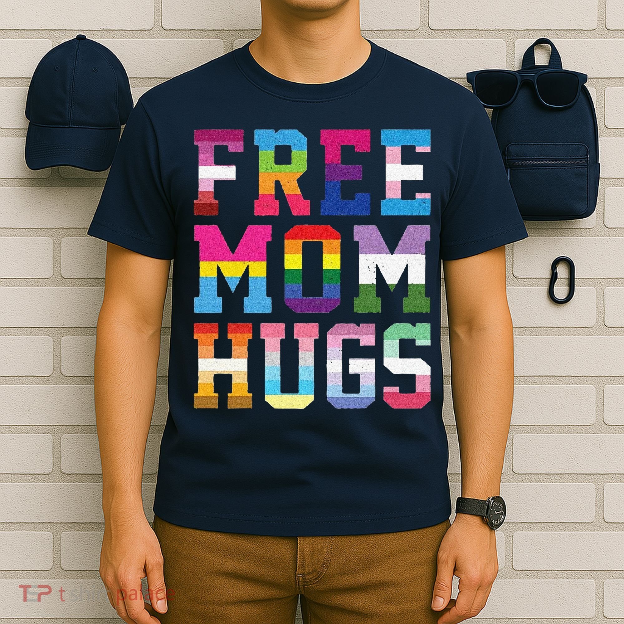 Lgbtq+ Free Mom Hugs T-Shirt