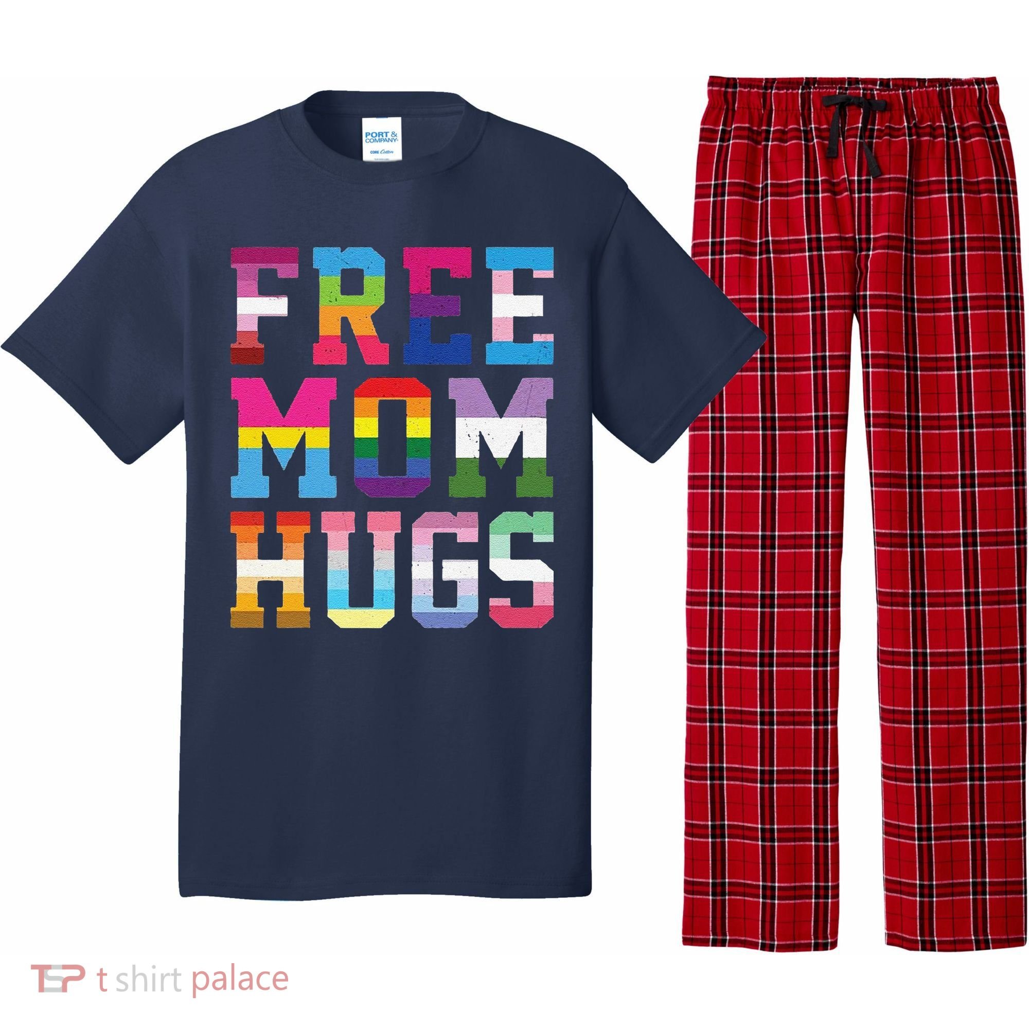 Lgbtq+ Free Mom Hugs Pajama Set