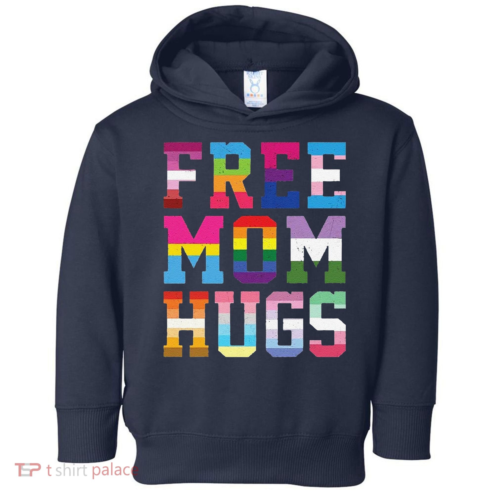 Lgbtq+ Free Mom Hugs Toddler Hoodie