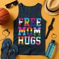 Lgbtq+ Free Mom Hugs Tank Top thumb 4