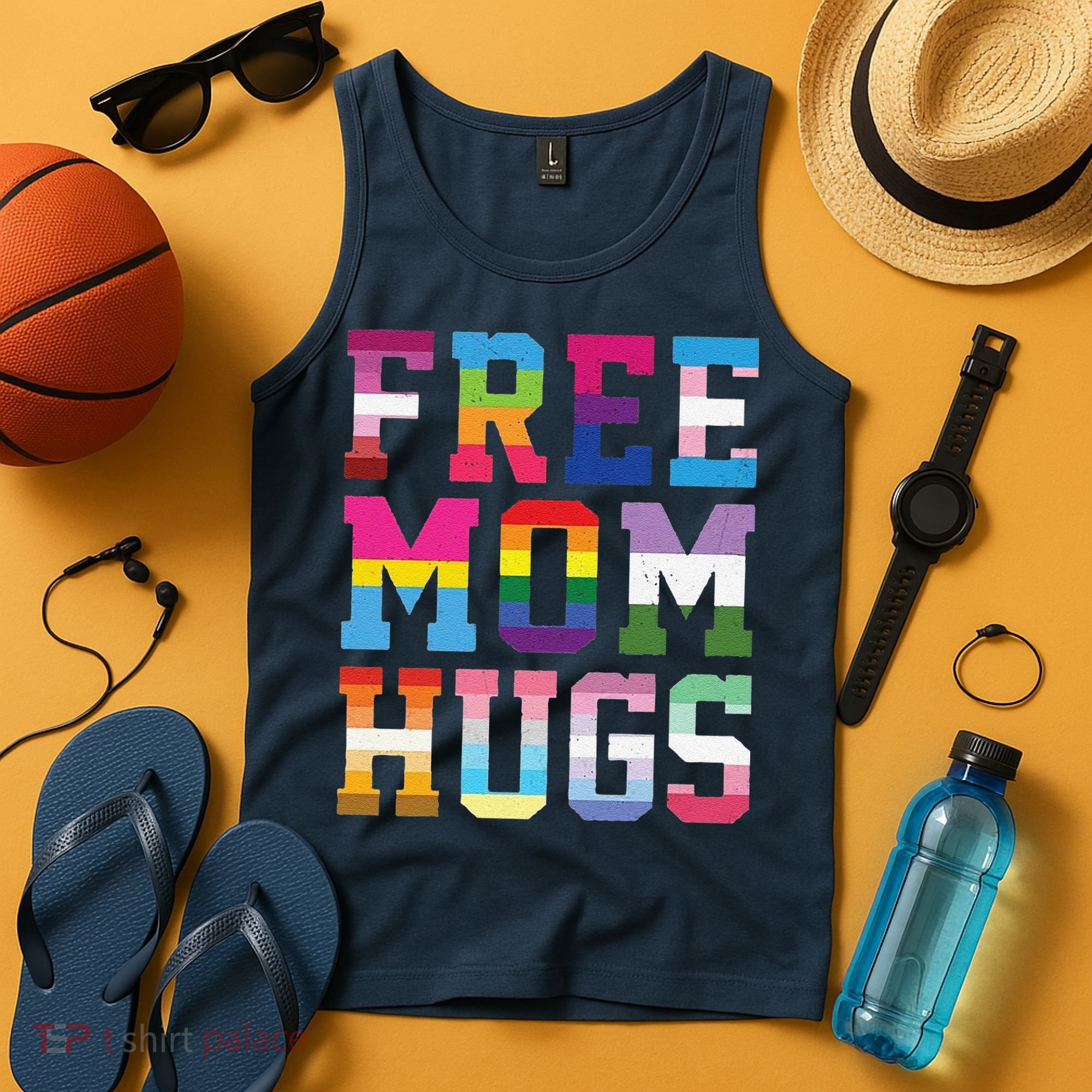 Lgbtq+ Free Mom Hugs Tank Top