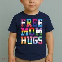 Lgbtq+ Free Mom Hugs Toddler T-Shirt thumb 2