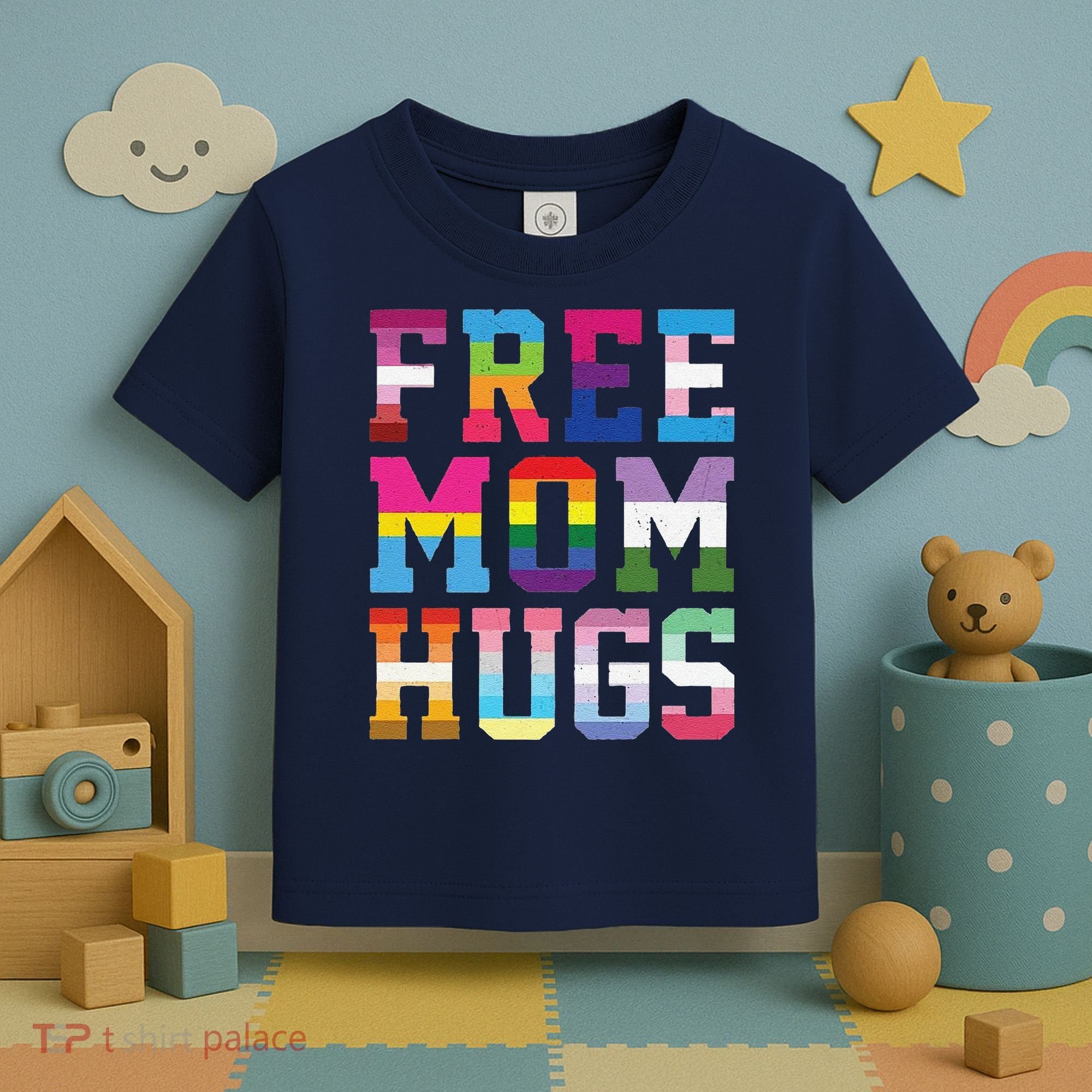 Lgbtq+ Free Mom Hugs Toddler T-Shirt