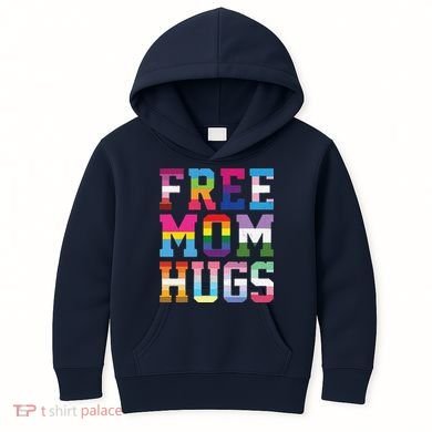 Lgbtq+ Free Mom Hugs Kids Hoodie