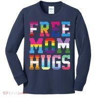 Lgbtq+ Free Mom Hugs Kids Long Sleeve Shirt thumb 0