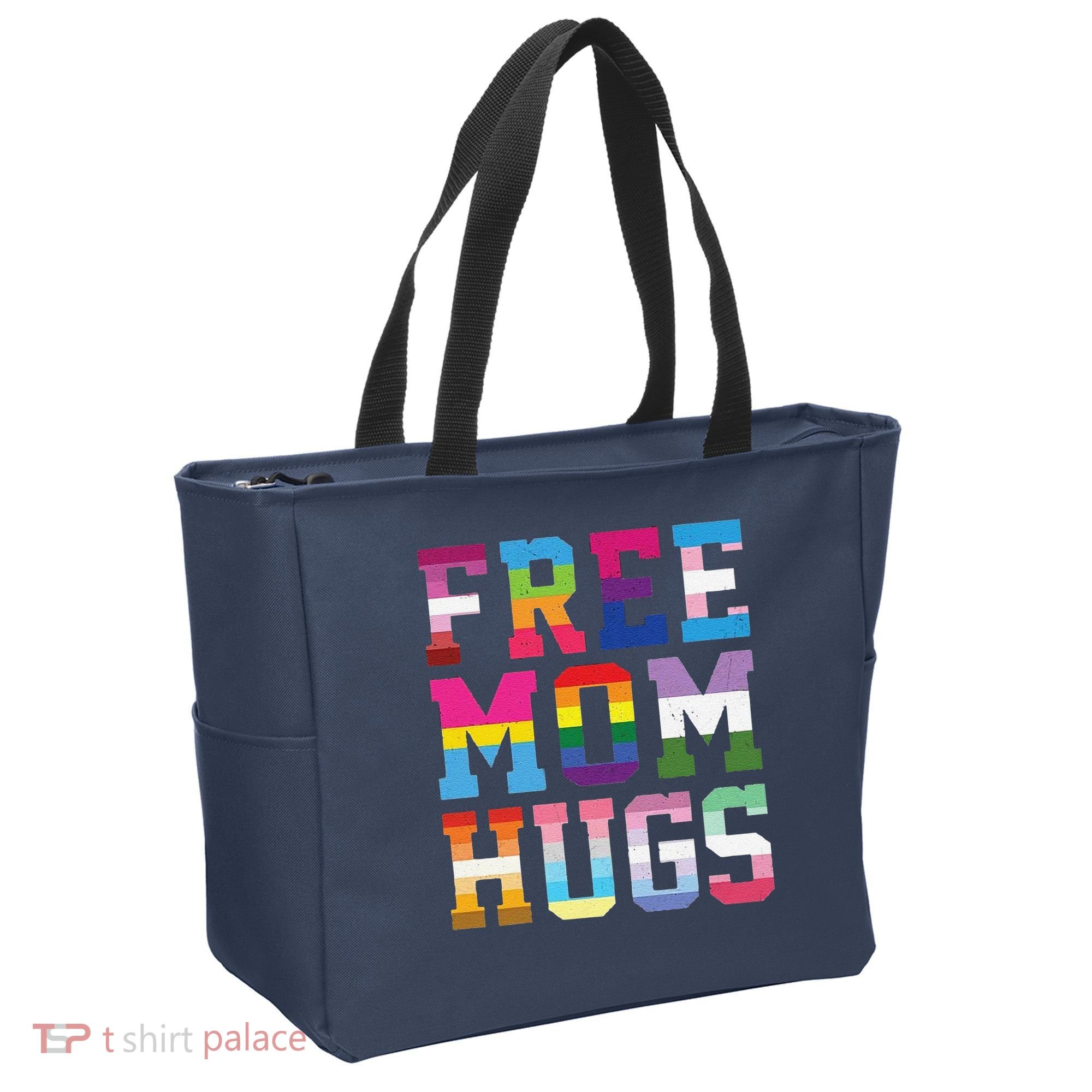 Lgbtq+ Free Mom Hugs Tote Bag