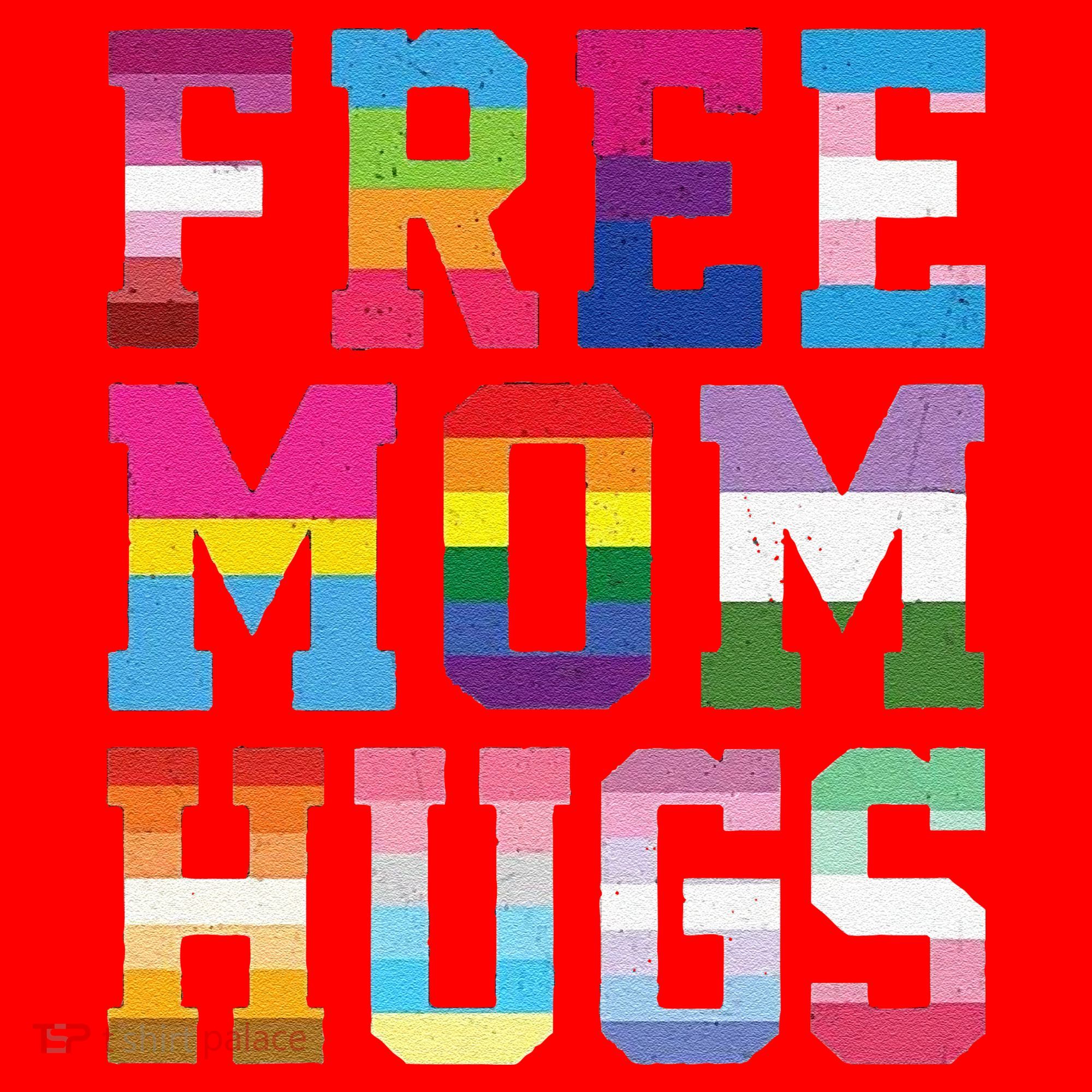 Lgbtq+ Free Mom Hugs Santa Hat