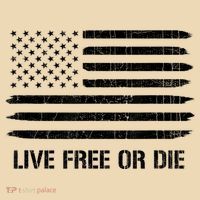 Live Free Or Die 2nd Amendment American Flag Tote Bag thumb 4
