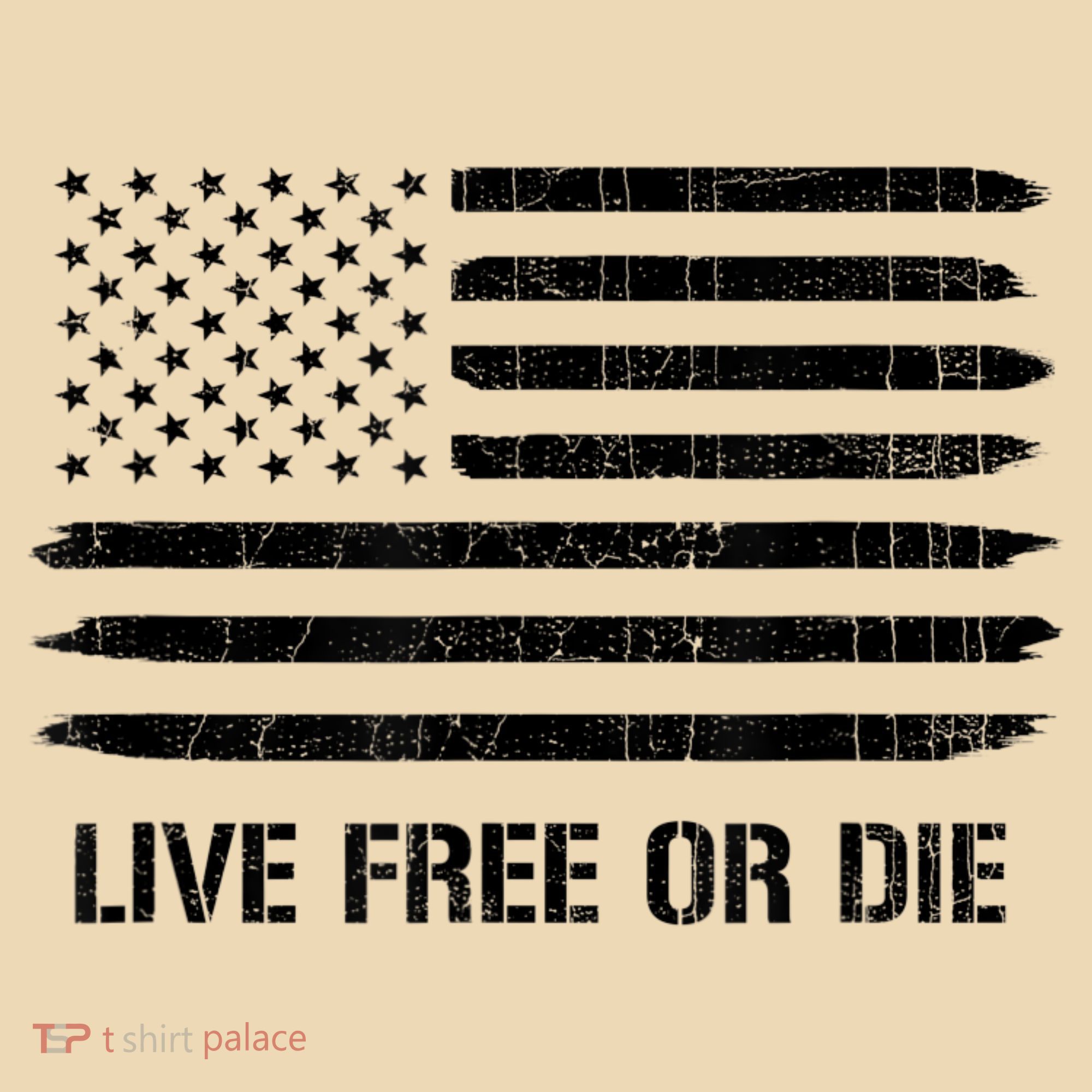 Live Free Or Die 2nd Amendment American Flag Tote Bag