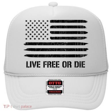 Live Free Or Die 2nd Amendment American Flag Hat