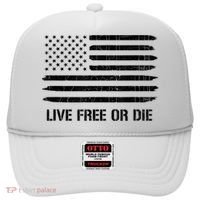 Live Free Or Die 2nd Amendment American Flag Hat thumb 0
