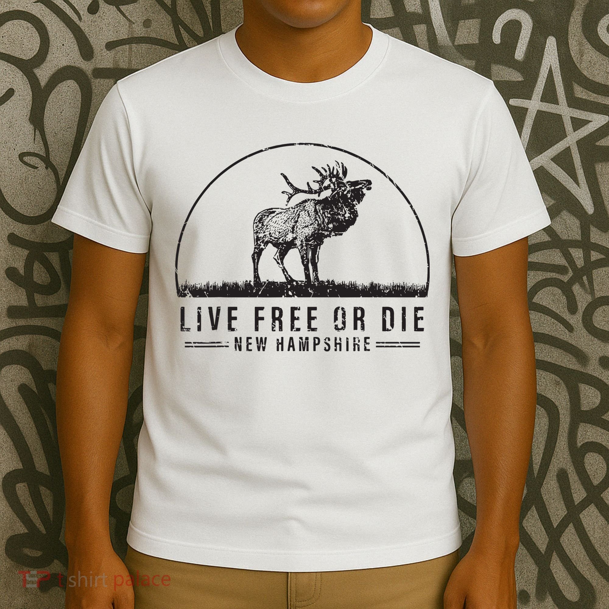 Live Free Or Die New Hampshire Nature Vintage T-Shirt