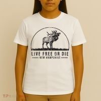 Live Free Or Die New Hampshire Nature Vintage T-Shirt thumb 4