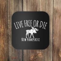 Live Free Or Die New Hampshire Coaster thumb 0