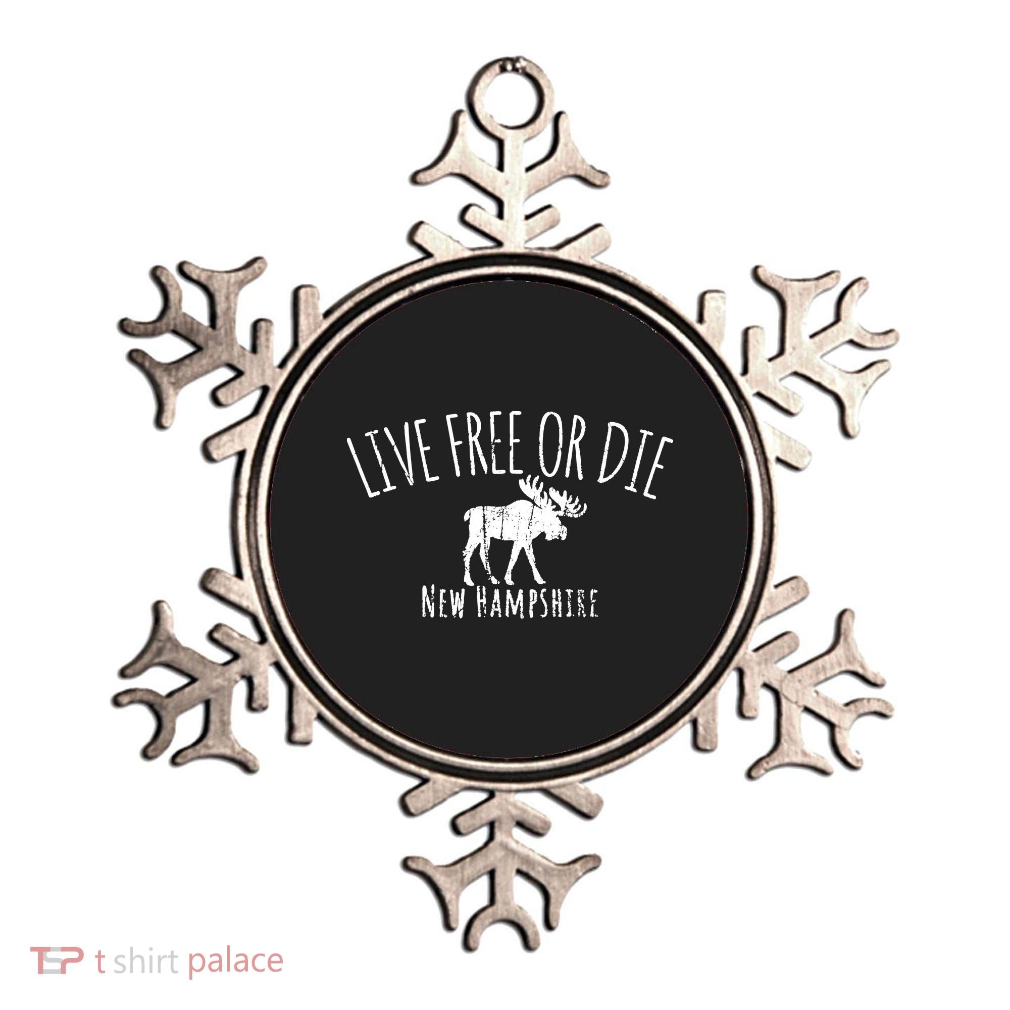 Live Free Or Die New Hampshire Ornament