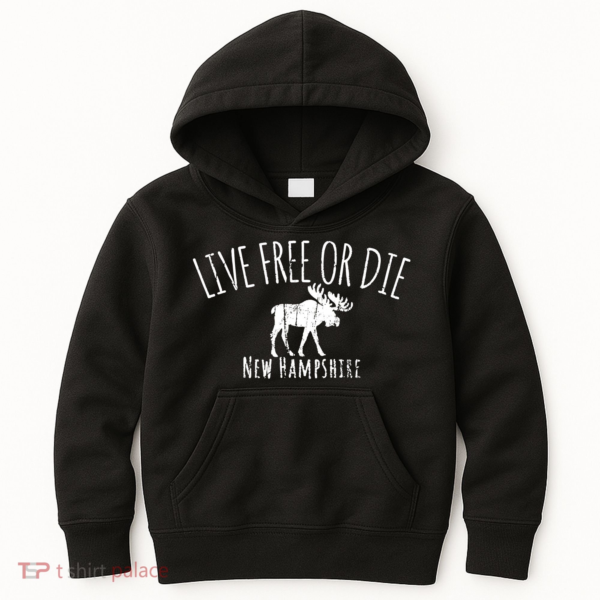Live Free Or Die New Hampshire Kids Hoodie