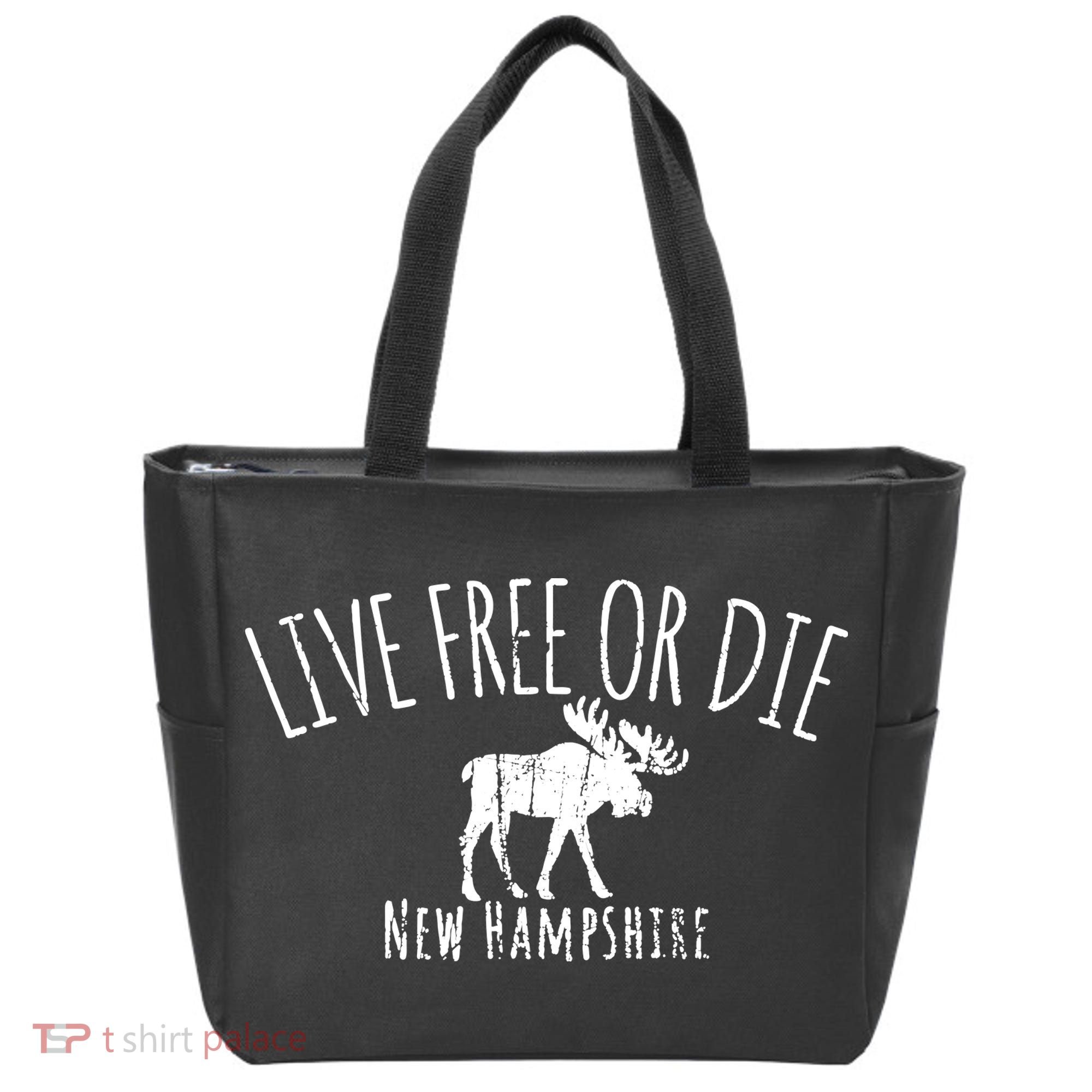 Live Free Or Die New Hampshire Tote Bag