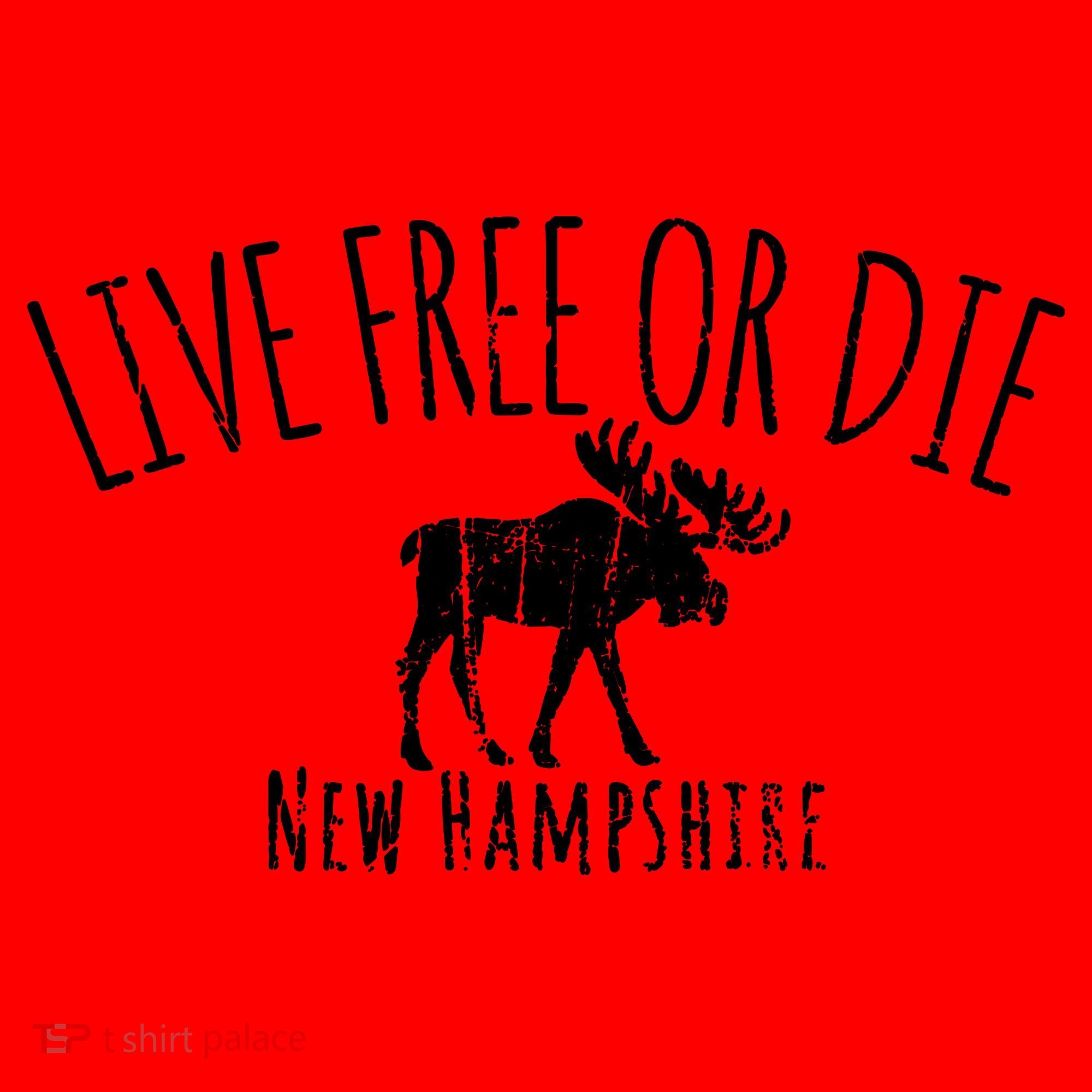 Live Free Or Die New Hampshire Santa Hat
