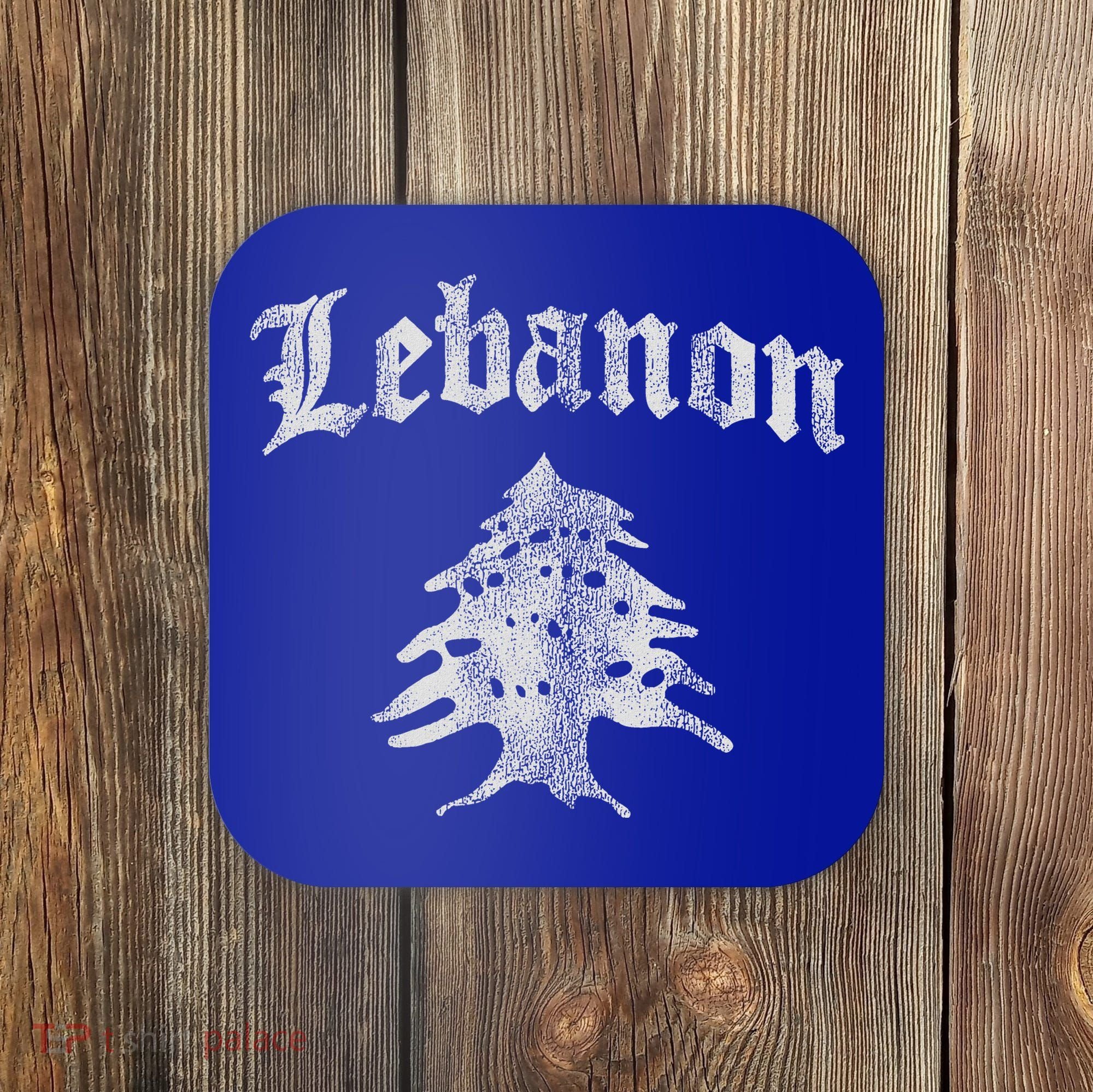 Lebanese Flag Of Lebanon Souvenir Coaster